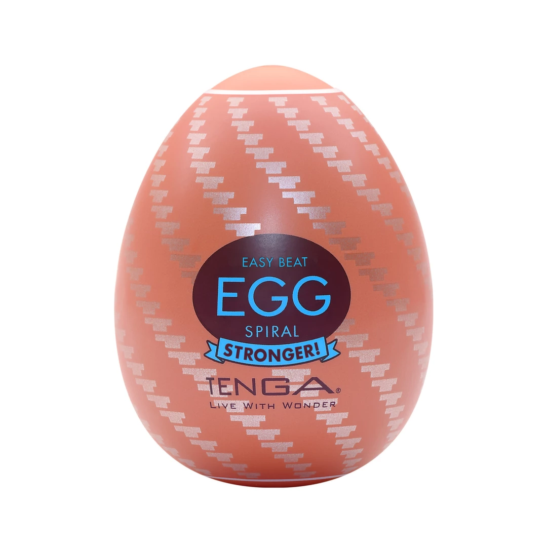 Tenga Egg Spiral II vienkartinis masturbatorius, kompaktiškas, Hard Boiled II serija