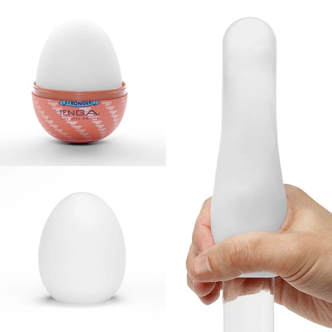 Tenga Egg Spiral II vienkartinis masturbatorius, kompaktiškas, Hard Boiled II serija