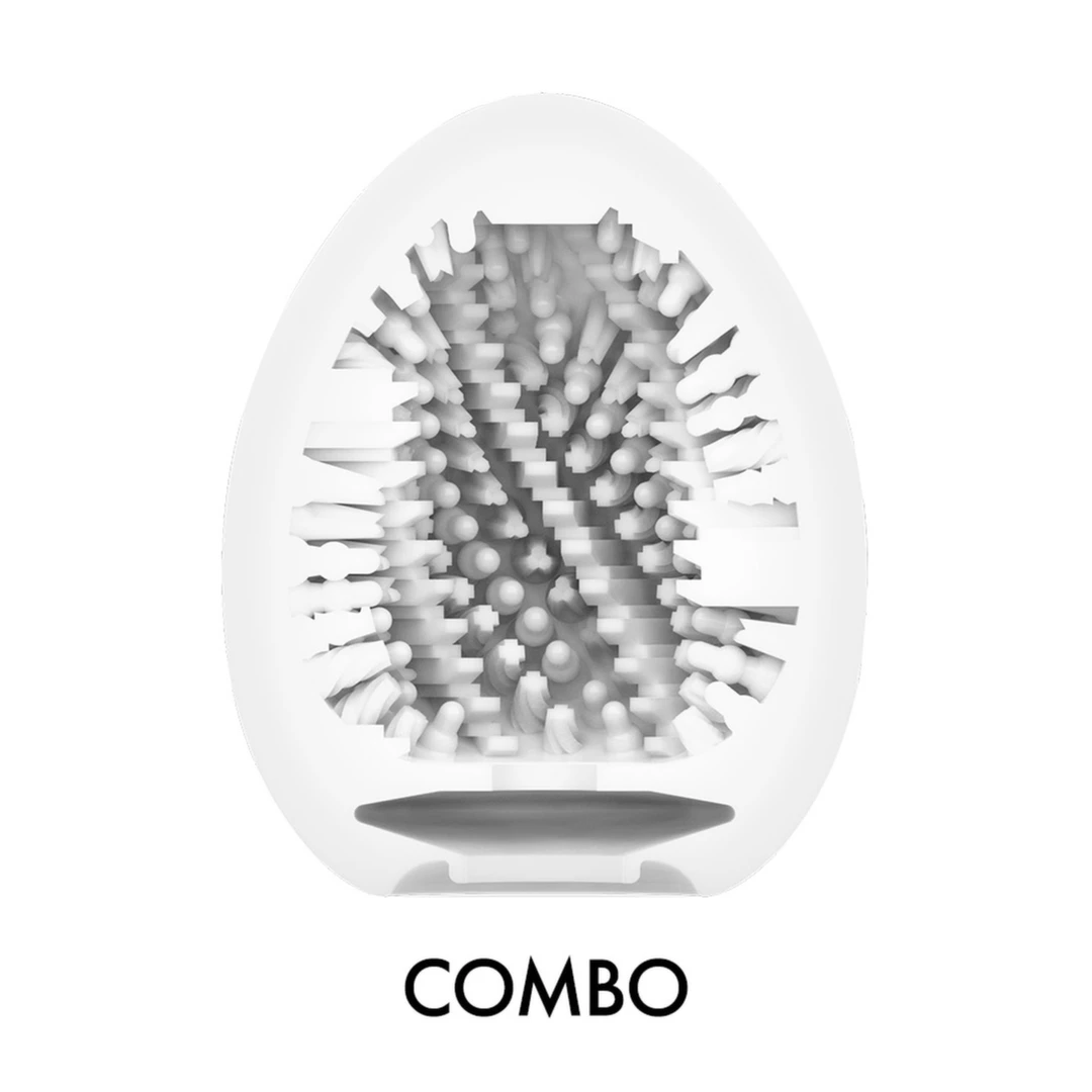 Tenga Egg Combo II masturbatorius, kompaktiškas, Hard Boiled II serija
