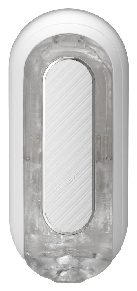 Tenga Flip Zero Gravity Electronic masturbatorius su vibracija, baltas