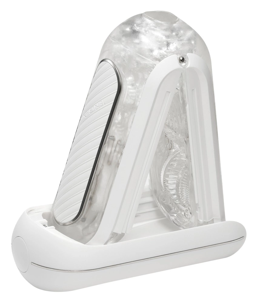 Tenga Flip Zero Gravity Electronic masturbatorius su vibracija, baltas