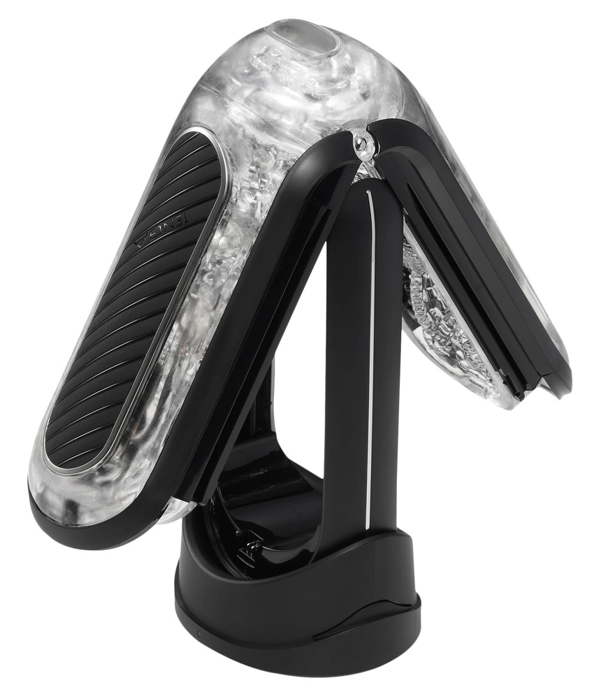 Tenga Flip Zero Gravity Electronic masturbatorius su vibracija, juodas