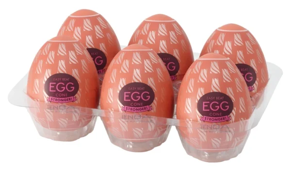 Tenga Egg Cone HB vienkartinių masturbatorių rinkinys, 6 vnt.