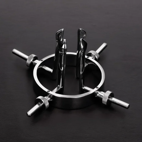 Steel by Shots reguliuojamas žiedinis spekuliumas iš nerūdijančio plieno, 90 mm