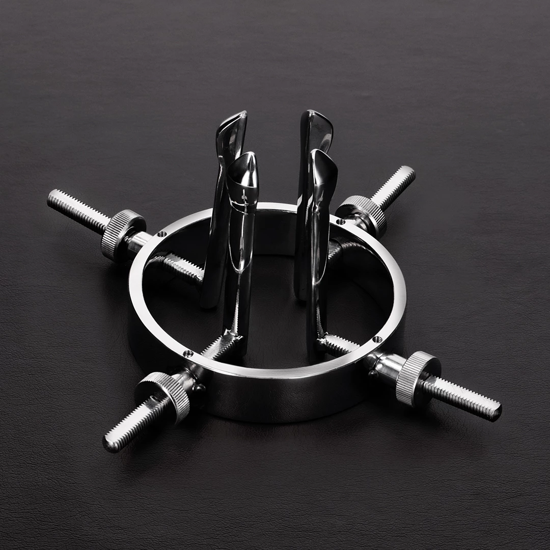 Steel by Shots reguliuojamas žiedinis spekuliumas iš nerūdijančio plieno, 90 mm