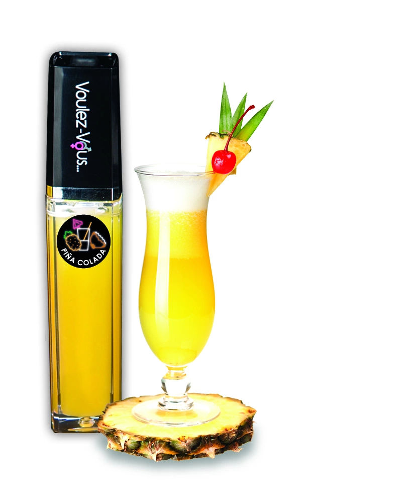 Voulez-Vous… lūpų blizgis su vėsinančiu ir šildančiu efektu, pina colada, 9 ml