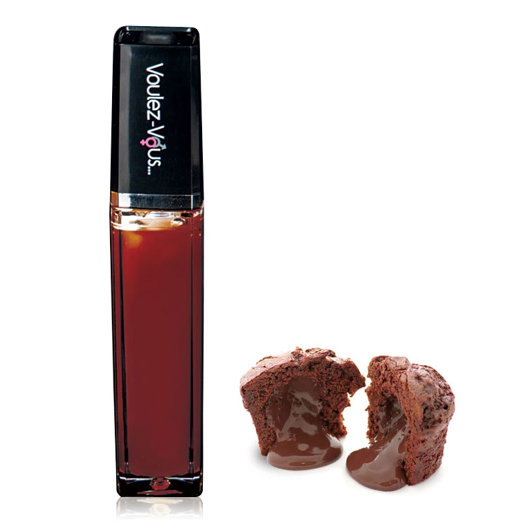 Voulez-Vous… lūpų blizgis su vėsinančiu ir šildančiu efektu, šokoladinis fondanas, 9 ml