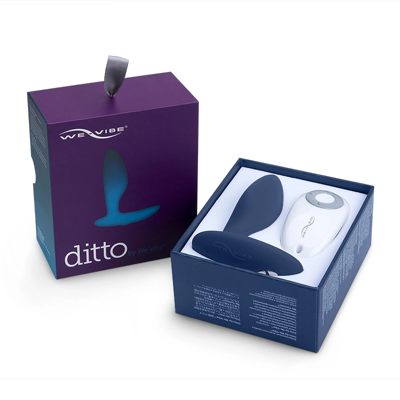 We-Vibe Ditto vibruojantis analinis kaištis su pulteliu, Midnight Blue
