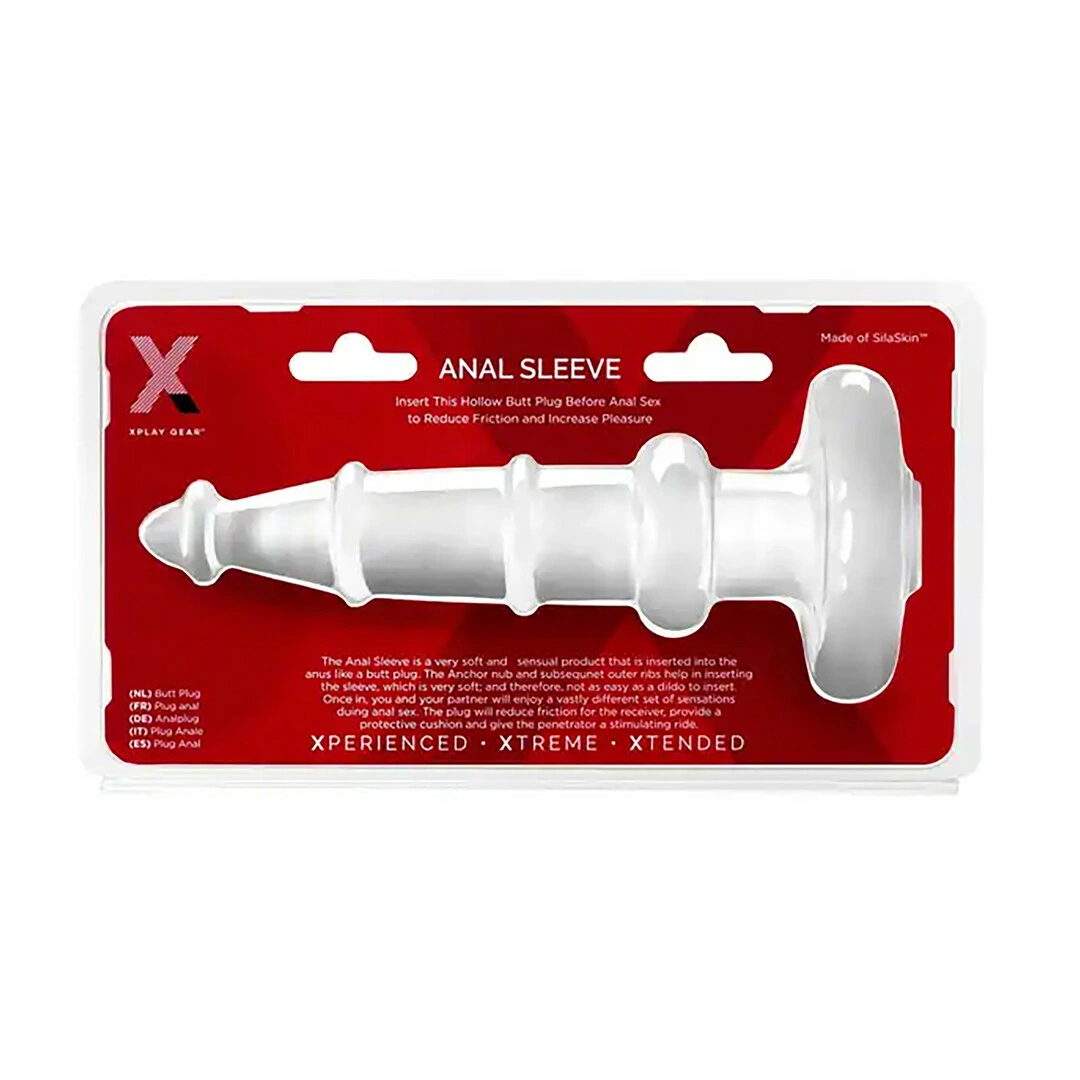 Perfect Fit XPlay Gear tuščiaviduris analinis kaištis su inkaru, 18 cm, juodas