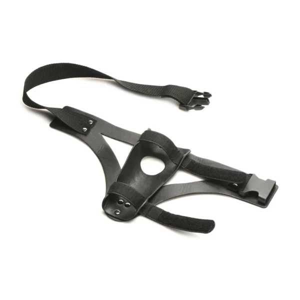 XR Brands Thunder Strap Wand diržas ant šlaunies wand masažuokliui, juodas