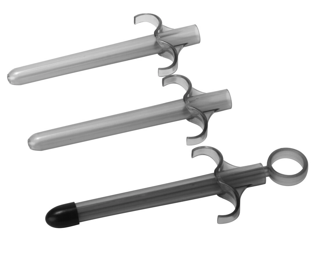XR Brands lubrikanto aplikatorių rinkinys, juodas, 3 vnt.