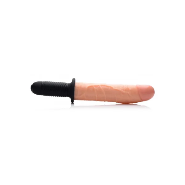 XR Brands XL vibratorius su rankena, 23 cm, juodas