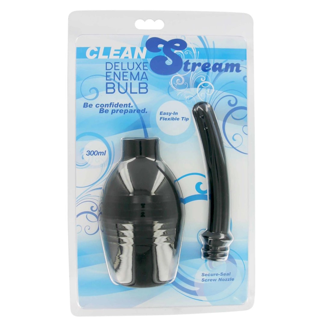 XR Brands Deluxe intymios higienos kriaušė su ilgu antgaliu, 300 ml