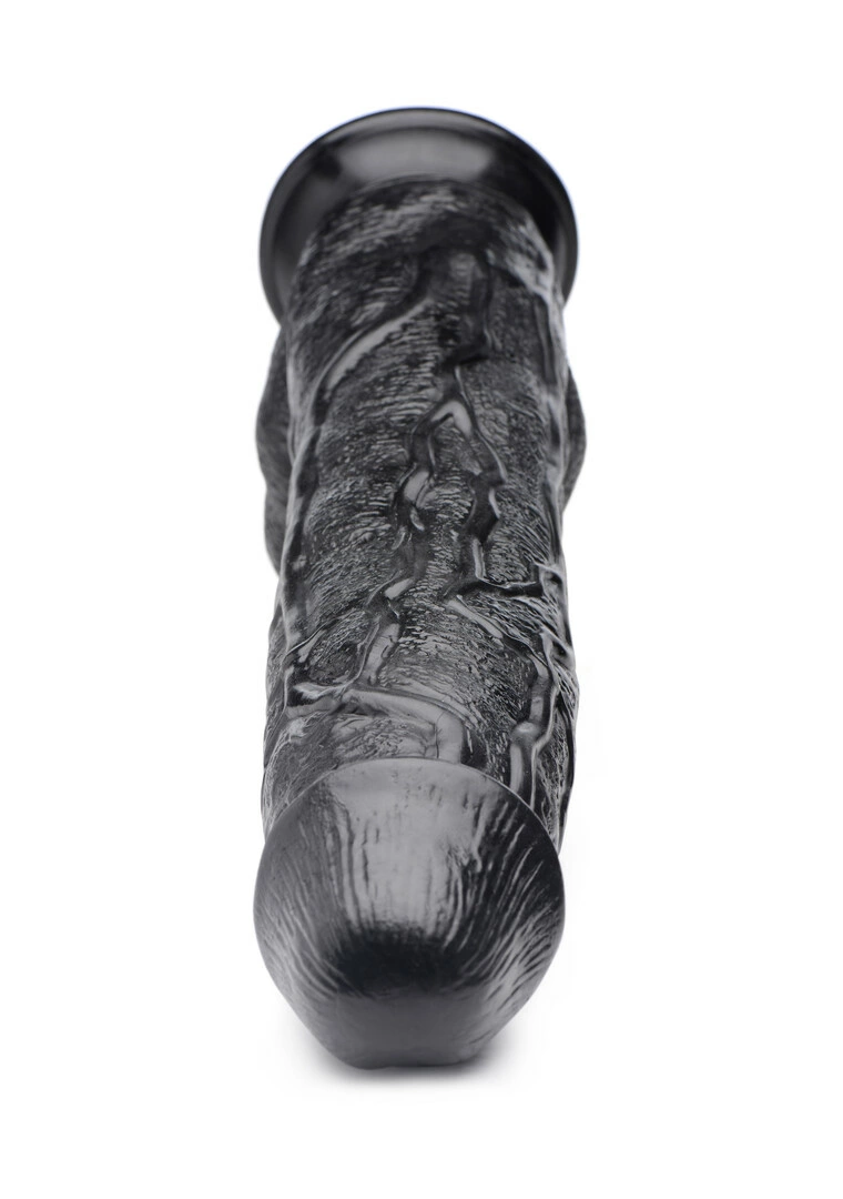 XR Brands Raging Rhino didelis realistiškas dildo su siurbtuku, 43 cm