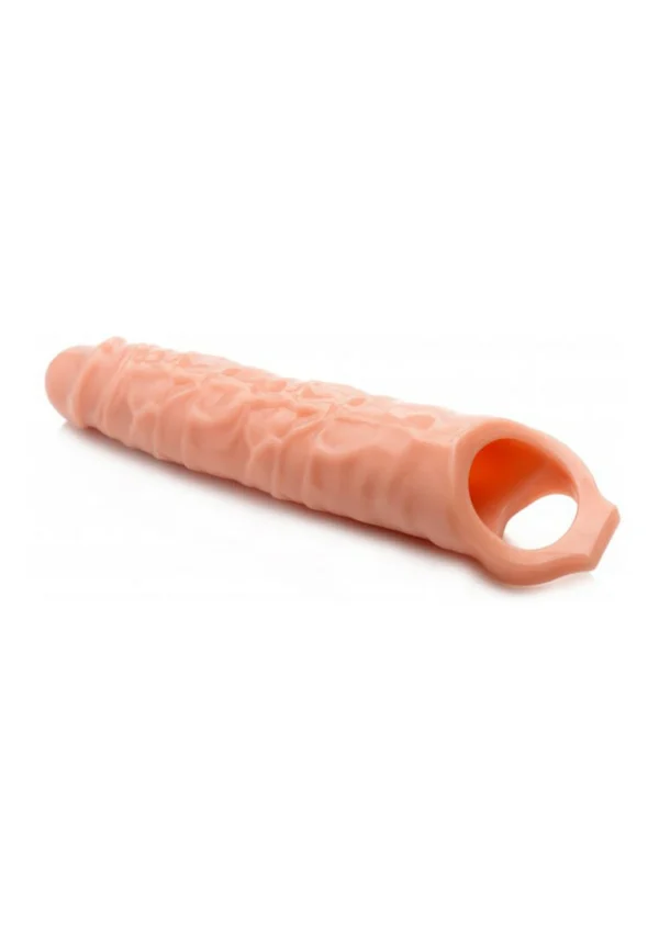 XR Brands penio antgalis su stabilizuojančiu dirželiu, skaidrus, 19 cm