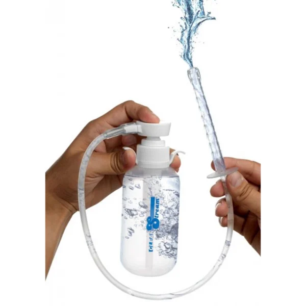 XR Brands CleanStream intymios higienos irigatorius su pompa ir antgaliu, 300 ml