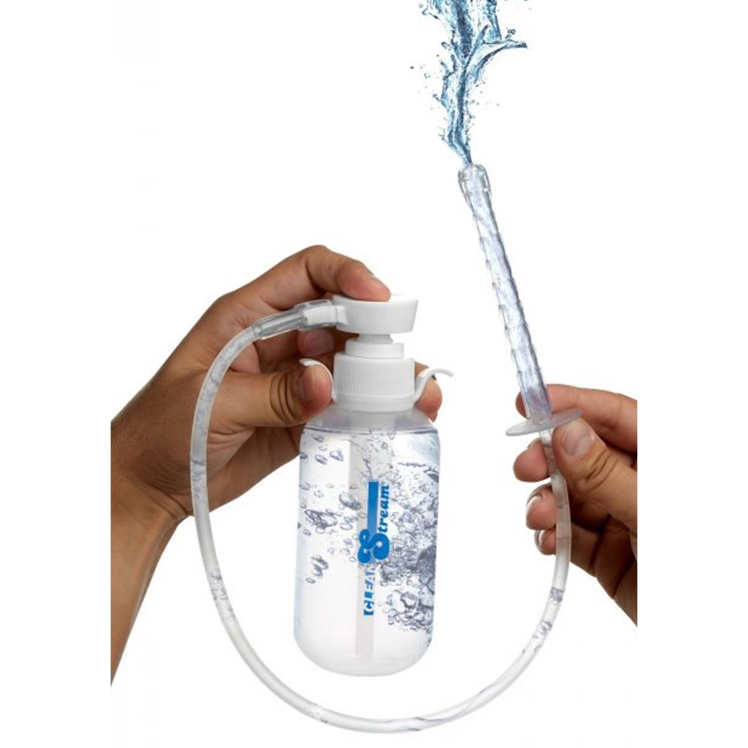 XR Brands CleanStream intymios higienos irigatorius su pompa ir antgaliu, 300 ml