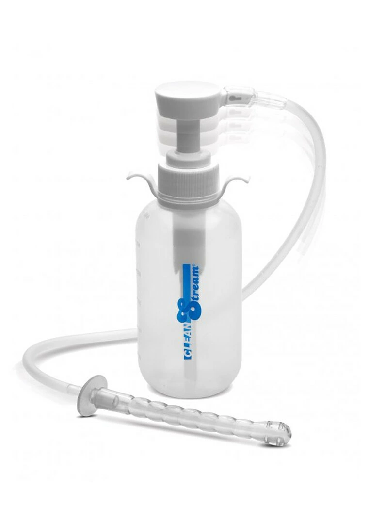 XR Brands CleanStream intymios higienos irigatorius su pompa ir antgaliu, 300 ml