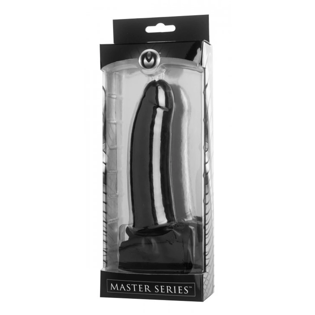 XR Brands Master Series Face Fuk strap-on burnos kamštis, juodas