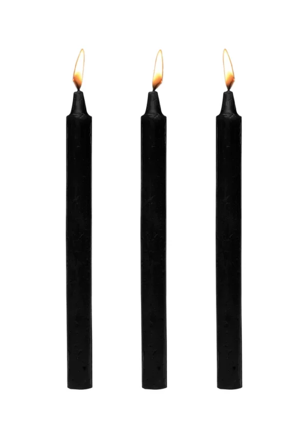 XR Brands vaško žaidimų žvakės, žemos lydymosi temperatūros, 3 vnt.