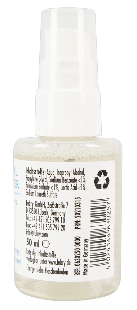 Intymių žaislų valiklis purškiklis, veganiškas, 50 ml