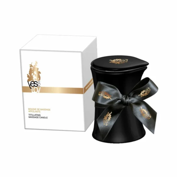 YESforLOV Titillating masažo žvakė iš augalinių ingredientų, 120 g