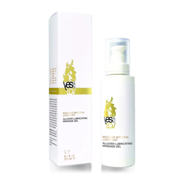 YESforLOV All-Over masažo gelis ir lubrikantas vandens pagrindu, 100 ml
