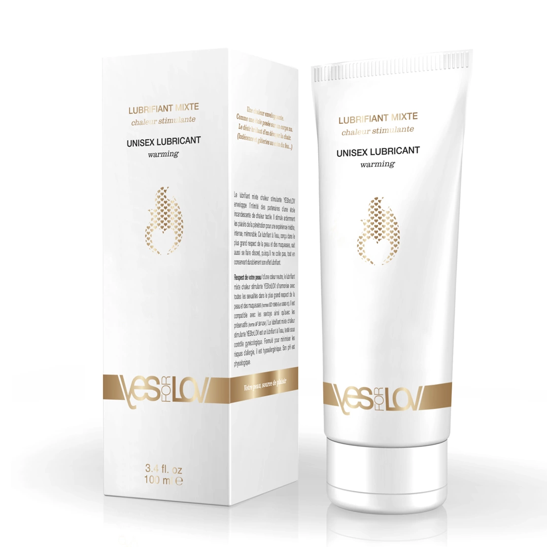 YESforLOV Unlimited šildantis lubrikantas vandens pagrindu, 100 ml