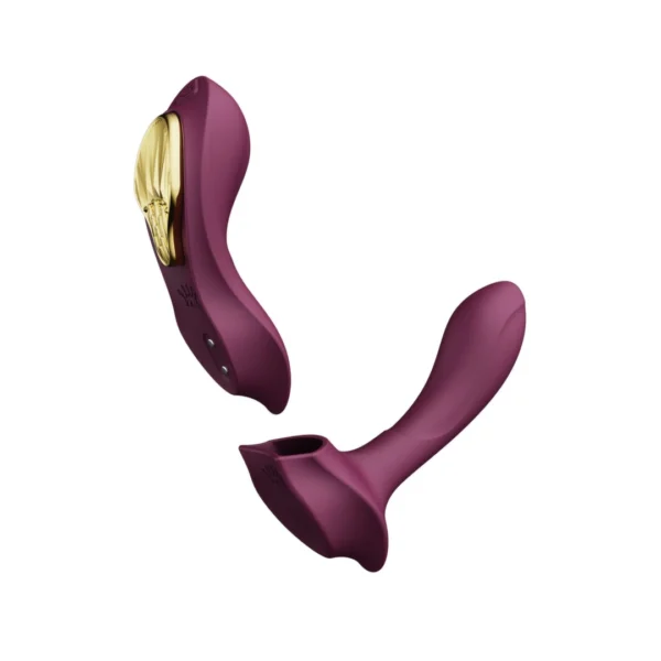 Zalo Aya dėvimas vibratorius su pulteliu ir programėle, Velvet Purple